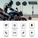 Bluetooth-Compatible Music Player FM Helmet Headset Handsfree Intercom Head