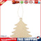 10pcs Wood Christmas Tree Hanging Pendant Xmas Party Ornament Decor (Tree)