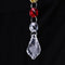 DIY Hang Light String Octagonal Beads Crystal  Maple Leaf Pendant Newly