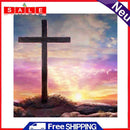 Diamond Painting 5D Full Round Drill Mosaic DIY Color Cross Wall Decoration Kit