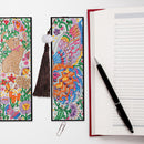 2pcs Special Shaped Drill Diamond Leather Tassel Bookmark DIY Art (SQ03) Newly