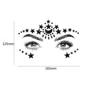 #A Temporary Makeup Face Tattoo Stickers Face Jewels Makeup Tool for Party Cosme