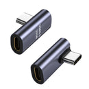 90° USB-C Male Female Adapter Data Right Angled Converter`