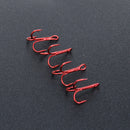20pcs Barbed Crank Sharp Fishing Hooks Pesca Tackle with 3 Anchors