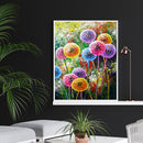 Dandelion Diamond Painting Full Drill Square Rhinestone Embroidery Mosaic Art