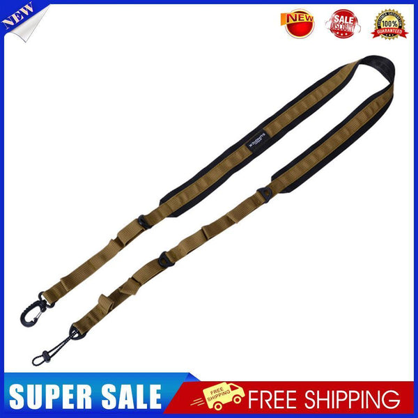 2pcPolyester Camping Shoulder Strap Multiple Metal Hanging Loop DesignKhaki