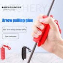 Outdoor Silicone Arrow Puller with Clip Shoot Archery Bow Remover (Red) Newly