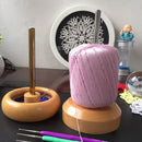 Wooden Manual DIY Curved Needles Beaded Bowl Fast Beading Wood Bead Spinner