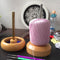 Wooden Manual DIY Curved Needles Beaded Bowl Fast Beading Wood Bead Spinner