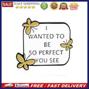 Fashion Letter Brooch Lapel Pins Backpack Jacket Clothes Denim Shirt Decor Ba