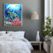 DIY Paint By Number Kit Frameless Turtle Fish Handpainted Canvas Wall Art Dec
