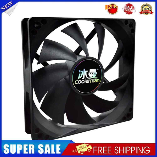 Cooler Radiator Silent Desktop PC Computer Case Cooling Fan Laptop Accessories