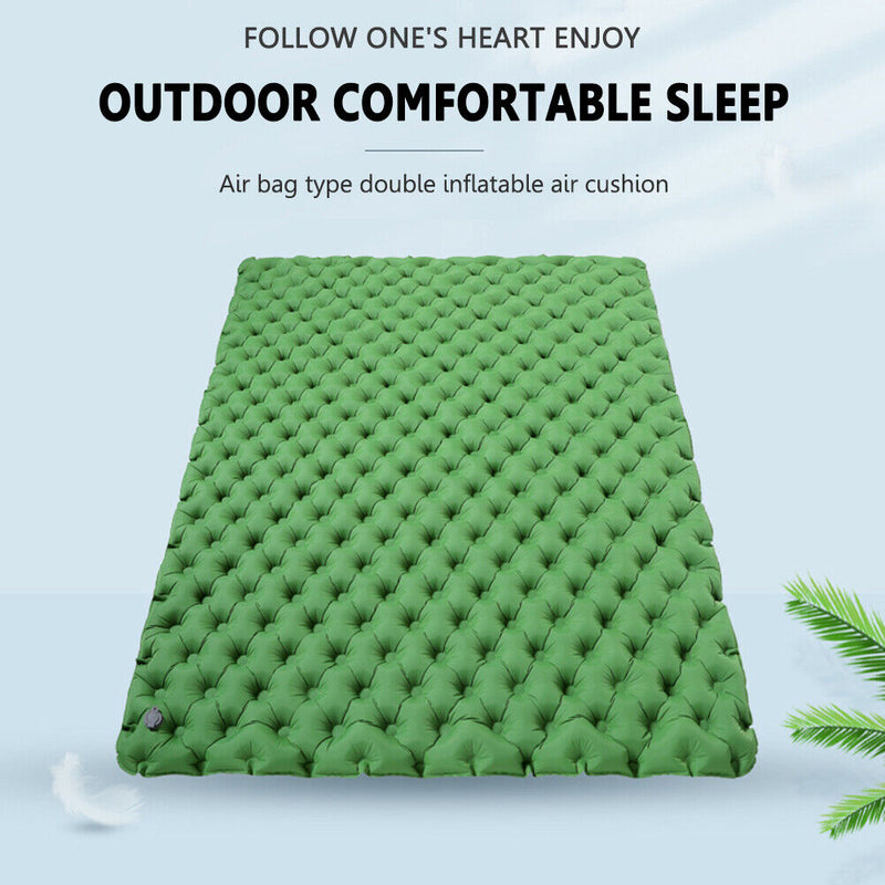 Double Sleeping Bed Camping Mat Inflatable Tent Air Cushion Camping Equipment