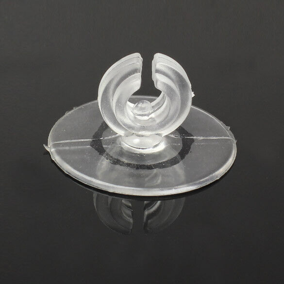 10X Aquarium Sucker Suction Cup for 4/6mm Air Line Pipe Tube Wire Holder Newly