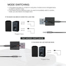 USB interface Bluetooth-compatible 5.0 receiving transmitter 2-in-1 for car and