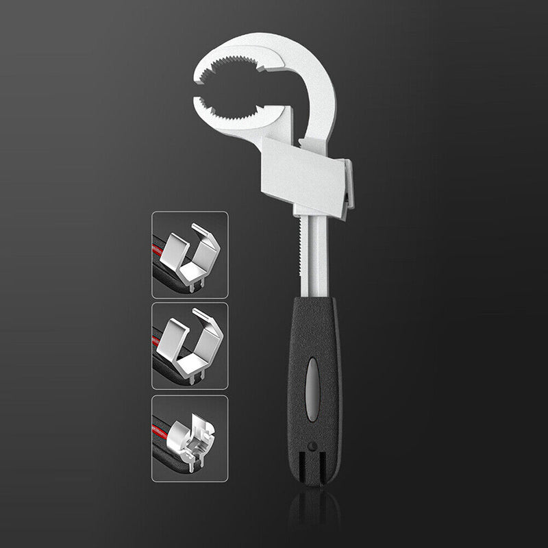 Universal Multi-function Adjustable Wrench Aluminium Alloy Open Wrench Newly