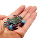 8pcs Plastic Simulation Mini Crab Models Kids Emulation Animal Toys Gifts