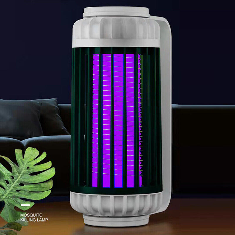 Portable Mosquito Killer Lamp Pest Bug Insect Repellent Light (White Green)