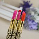 12 Colors Leopard Lipsticks Makeup-Lasting Lip Gloss Set Cosmetic Makeup V5K3
