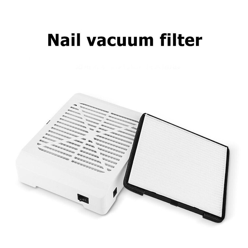 Nail Dust Suction Collector Filter Dust Screen Manicure Vacuum Cleaner Accessory