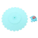 Cute Anti-dust Silicone Glass Cup Cover Coffee Seal Lid Cap (Elephant)