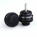 2Pcs Black Strap Locks Straplock Flat Head Safety for Electric Guitar Bass Newly