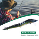 23cm 46g Simulation Fishing Lures Artificial Wobbler 13 Segments Bait (C) Newly