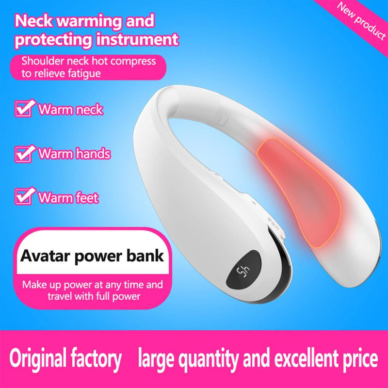Portable Hand Warmer Neck Protector Electric Heater Power Bank USB Charger{