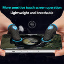 #A 1 Pair Gaming Finger Sleeve Touch Screen Finger Covers Sensitive Touch Washab