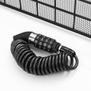 Helmet Code Lock Anti-theft Cable Lockstitch Motorcycle Locks 4 Digit Password