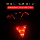 Waterproof Adjustable Mountain Bike Tail Light Flash Safety Warning Lamp