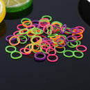 100pcs Orthodontic Rubber Bands Latex Braces Transparent Traction (5/16)