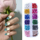 1set Nail Art Flowers Decor DIY Rose Glitter Nail Jewelry w/ Tweezer F6J1