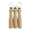 10 Pcs Wood Pottery Clay Sculpture Loop Tool with Stainless Steel Flat Wire