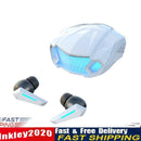 Wireless Earbuds Bluetooth-compatible 5.2 TWS Sport Gaming Headset (White) Newly
