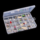 Compartment Earring Boxes Jewelry Storage Box Beads Container Storage Case