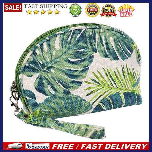 Print Cosmetic Bag Make Up Clutch Portable Travel Women Makeup Wash Storage B