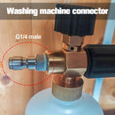 1/4 inch Quick Release Plug Fitting High Pressure Car Washer Foam Nozzle Adap