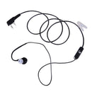 2pin Sport Earphones Headphones Walkie Talkie Headphones with PTT Microphone for BAOFE
