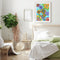 Colorful Flower Oil Paint By Numbers Kit DIY Acrylic Painting on Canvas Crafts