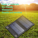 Waterproof 6W Power Bank Charger Solar Cells Battery Pack 5V USB Solar Pane