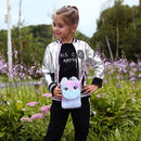 Women Cartoon Crossbody Shoulder Bags Plush Handbag Kids Mini Flap Phone Pouch