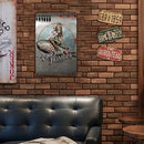 Cherry Bomber Metal Sign Plate Wall Posters Home Art Wall Painting Decoration