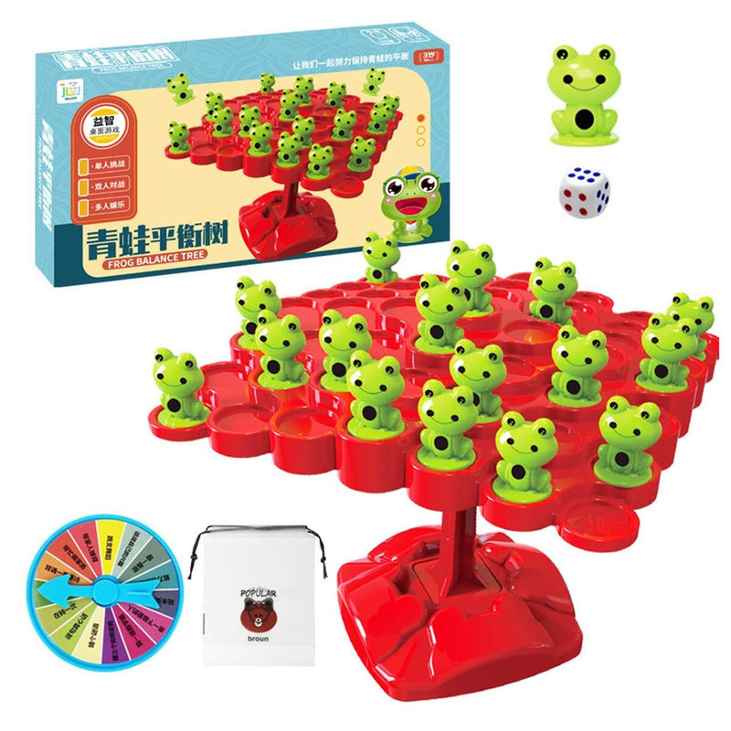 Balanced Tree Frog Frog Balance Counting Toys Frog Balance Board Game Gift`