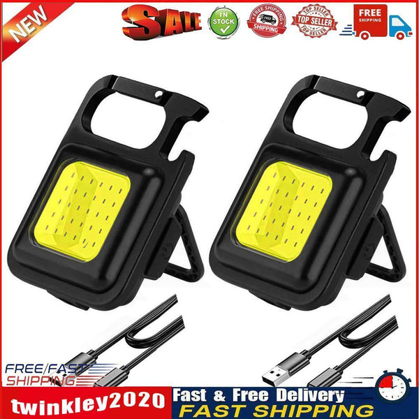 2pcs Flash Light Pocket Clip Mutifuction Portable Flashlight Pocket Light Newly