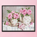 DIY Cross Stitch Full Embroidery Kit Printed Flower Household Accessories Gift