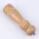 6in Wooden Salt Spice Sauce Corn Shaker Pepper Mill Grinder Kitchen Tool