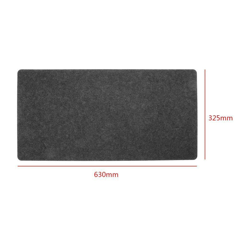Simple Felt Cloth Mousepad Keyboard Cushion Office Desk Supplies(Dark Grey)