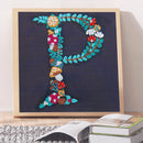 5D DIY Embroidery Letter Partial Special Shape Diamond Painting Home Decorati