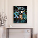Animal in the Grass Oil Paint By Numbers Kit DIY Acrylic Painting on Canvas Arts